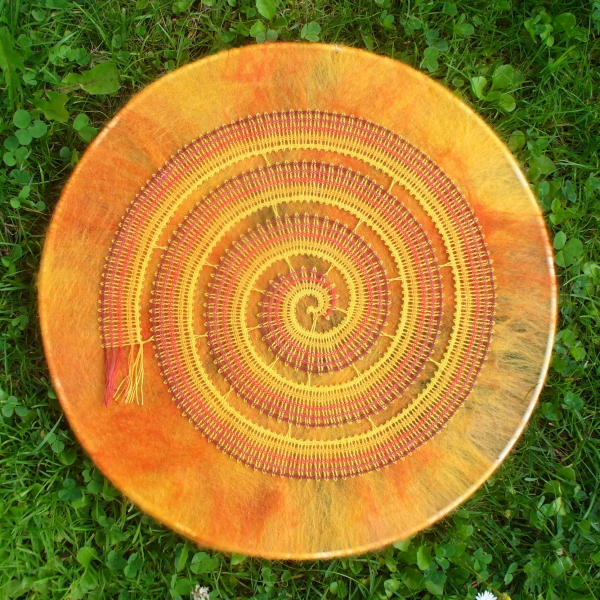 Klöppelbrief "Spirale"